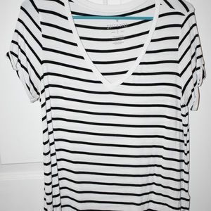 Black and white striped shirt